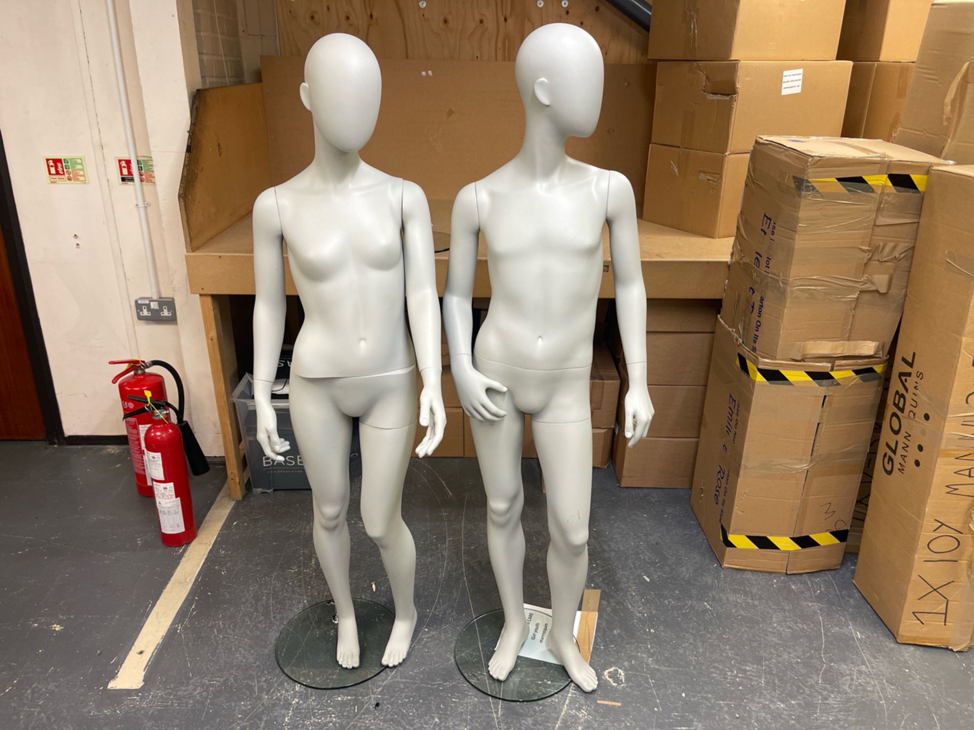 Pair Of Child Mannequins