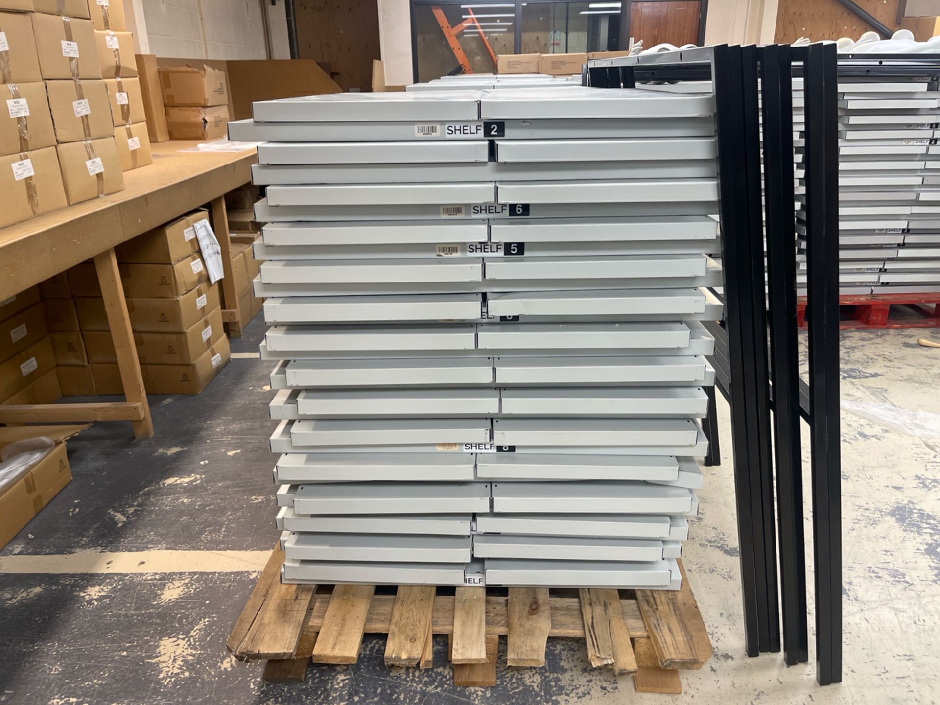 Pallet Of Racking Shelves