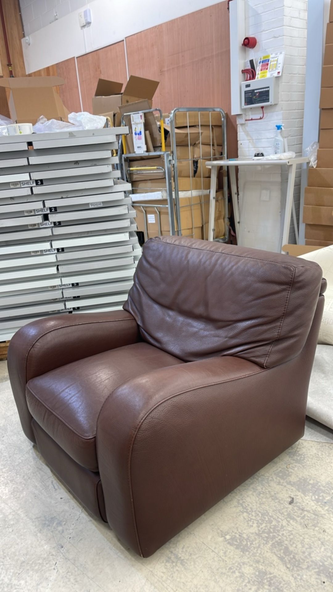 Leather Arm Chair - Image 3 of 5