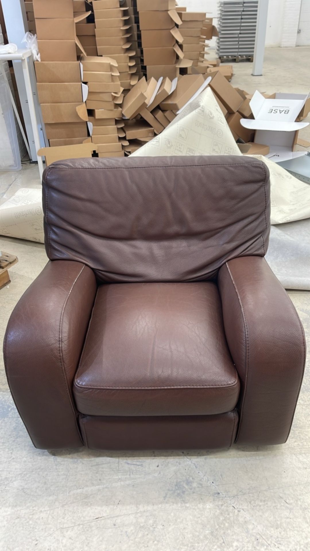 Leather Arm Chair - Image 2 of 5