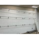 Chrome Wall Mounted Rails