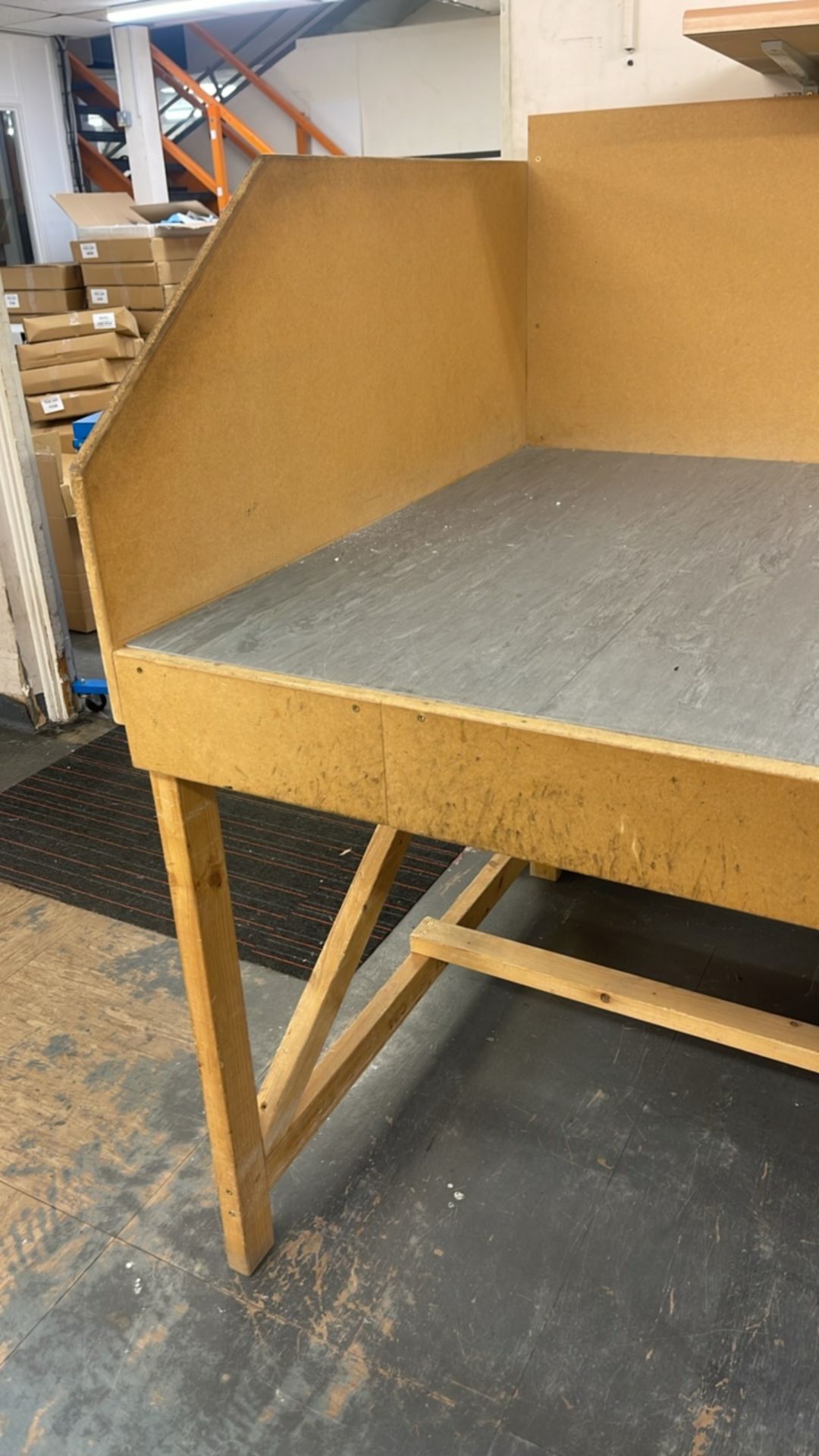 Wooden Work Bench Area - Image 4 of 9