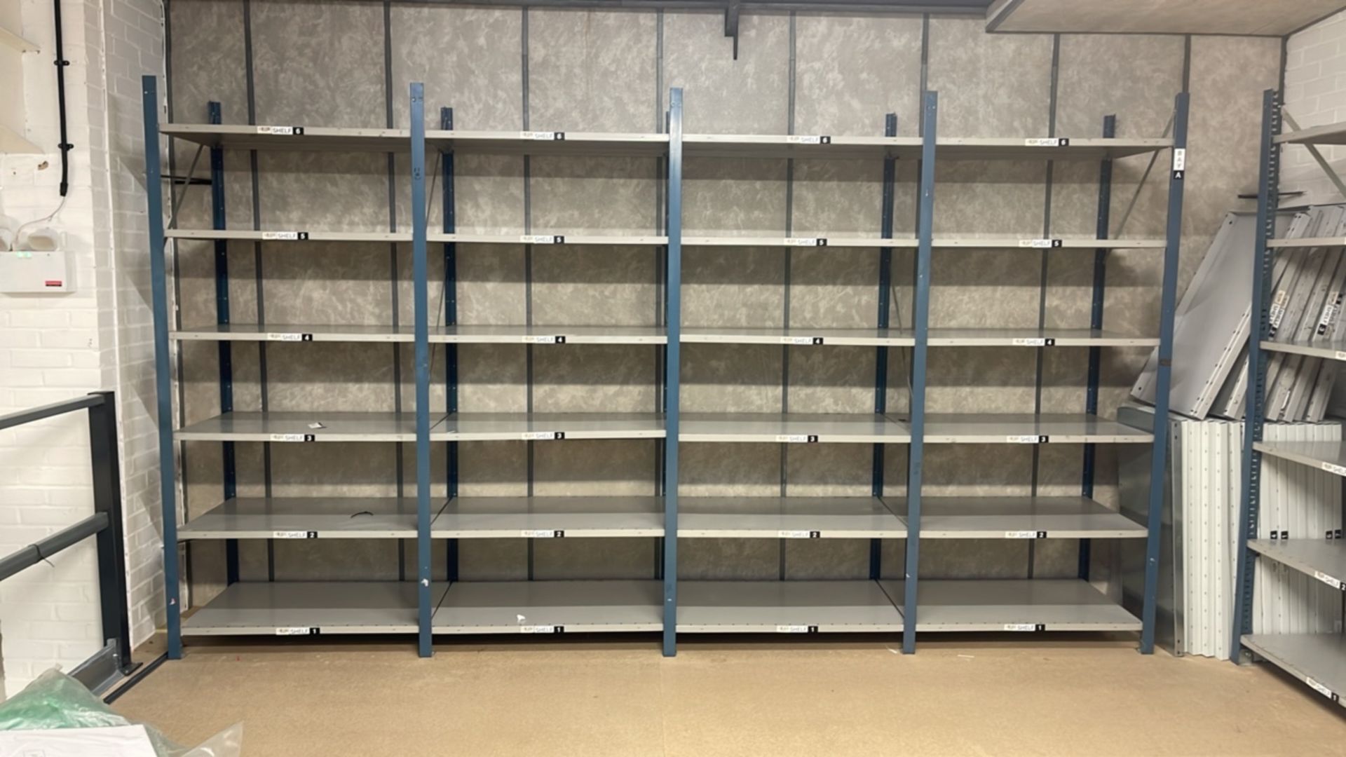 Run Of 20 Bays Lightweight Boltless Shelve Racking - Image 2 of 6