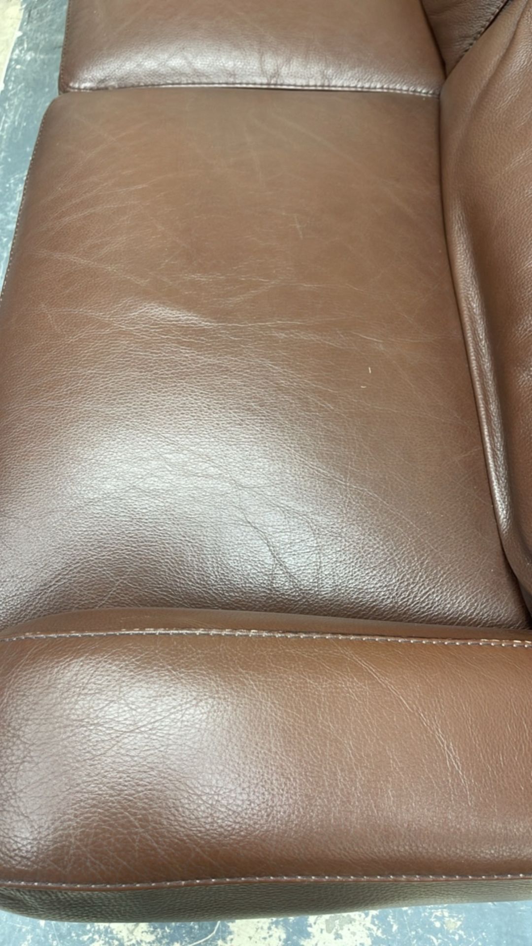 Leather Sofa - Image 3 of 5