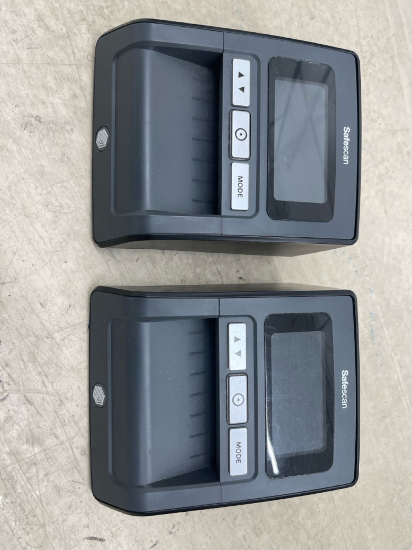 Pair Of Safescan Counterfeit Detector Machines