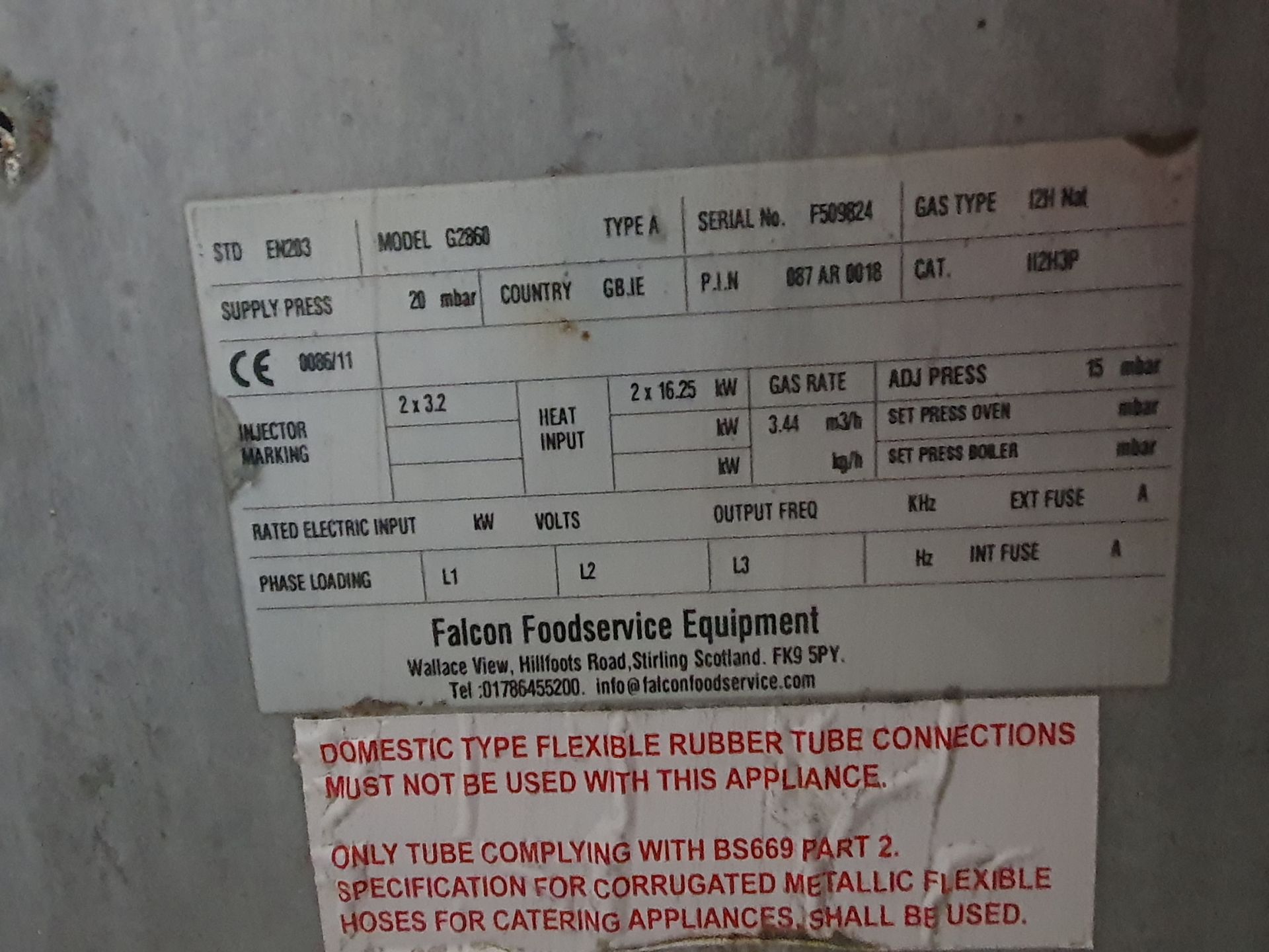 Falcon Dominator G2860 Gas Pedestal Fryer - Image 4 of 4