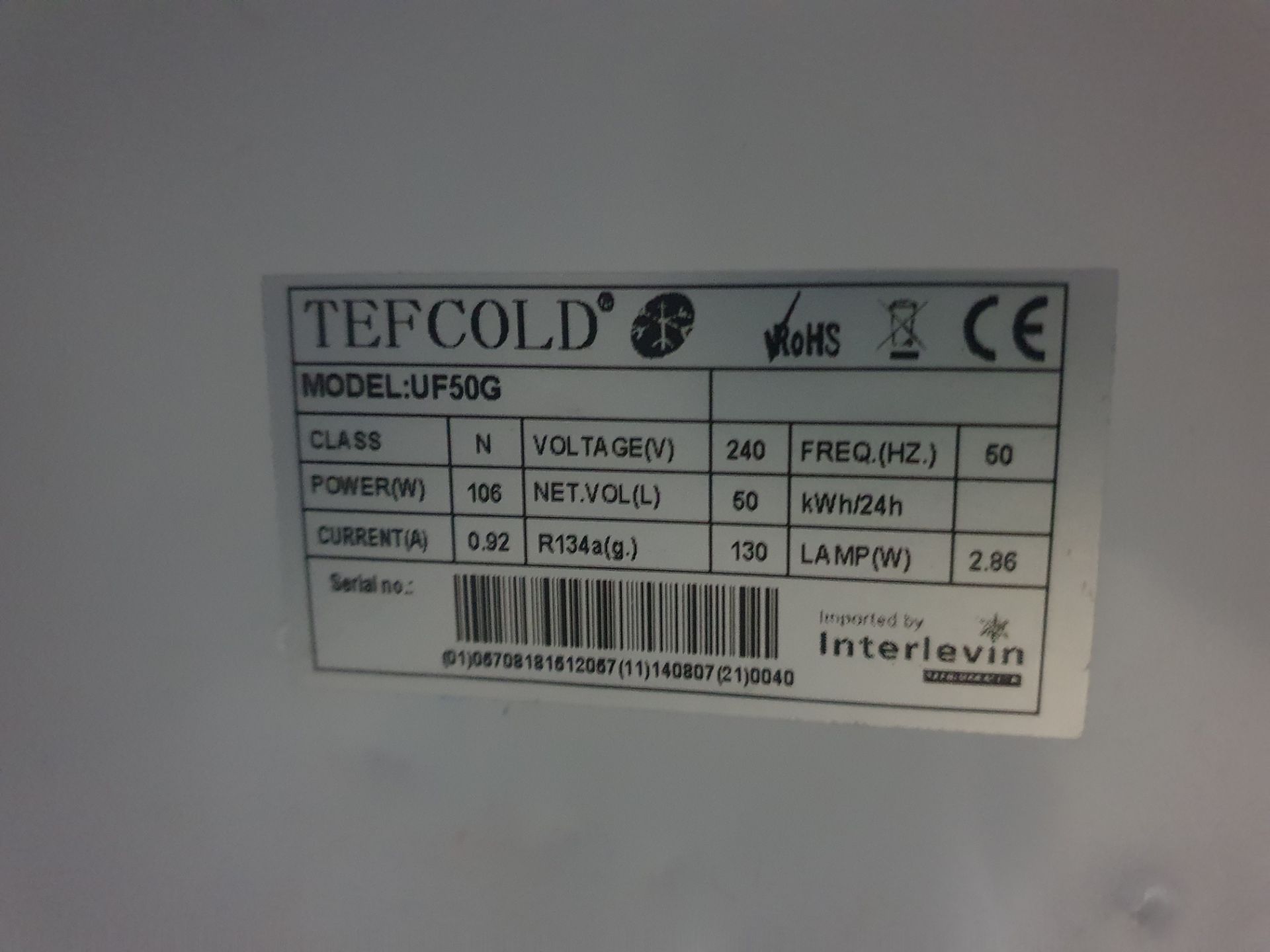 Tefcold UF50G Table Top Freezer - Bild 3 aus 3