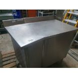 Stainless Steel Bench/Cupboard