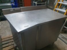 Stainless Steel Bench/Cupboard