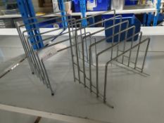 2 x S/S wire chopping board racks