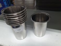 8 x S/S cups