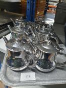 6 x 2 cup S/S teapots