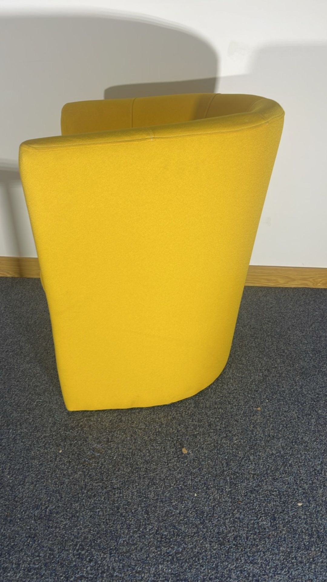 Yellow Frovi Tub Chairs x4 - Image 2 of 4