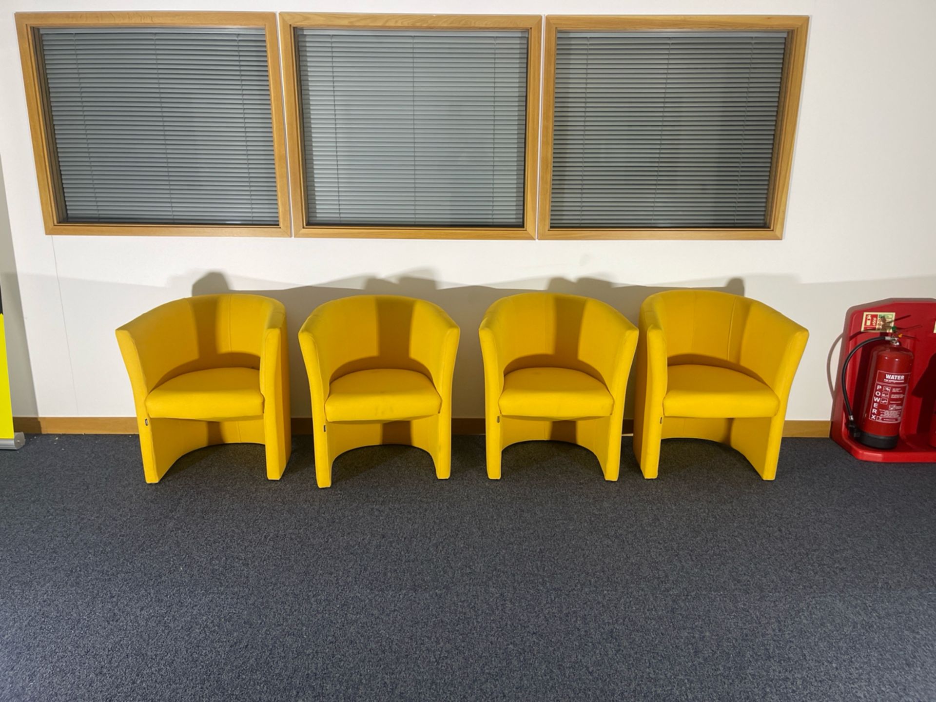 Yellow Frovi Tub Chairs x4 - Image 4 of 4