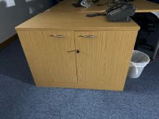 Wooden Storage Cabinet x4