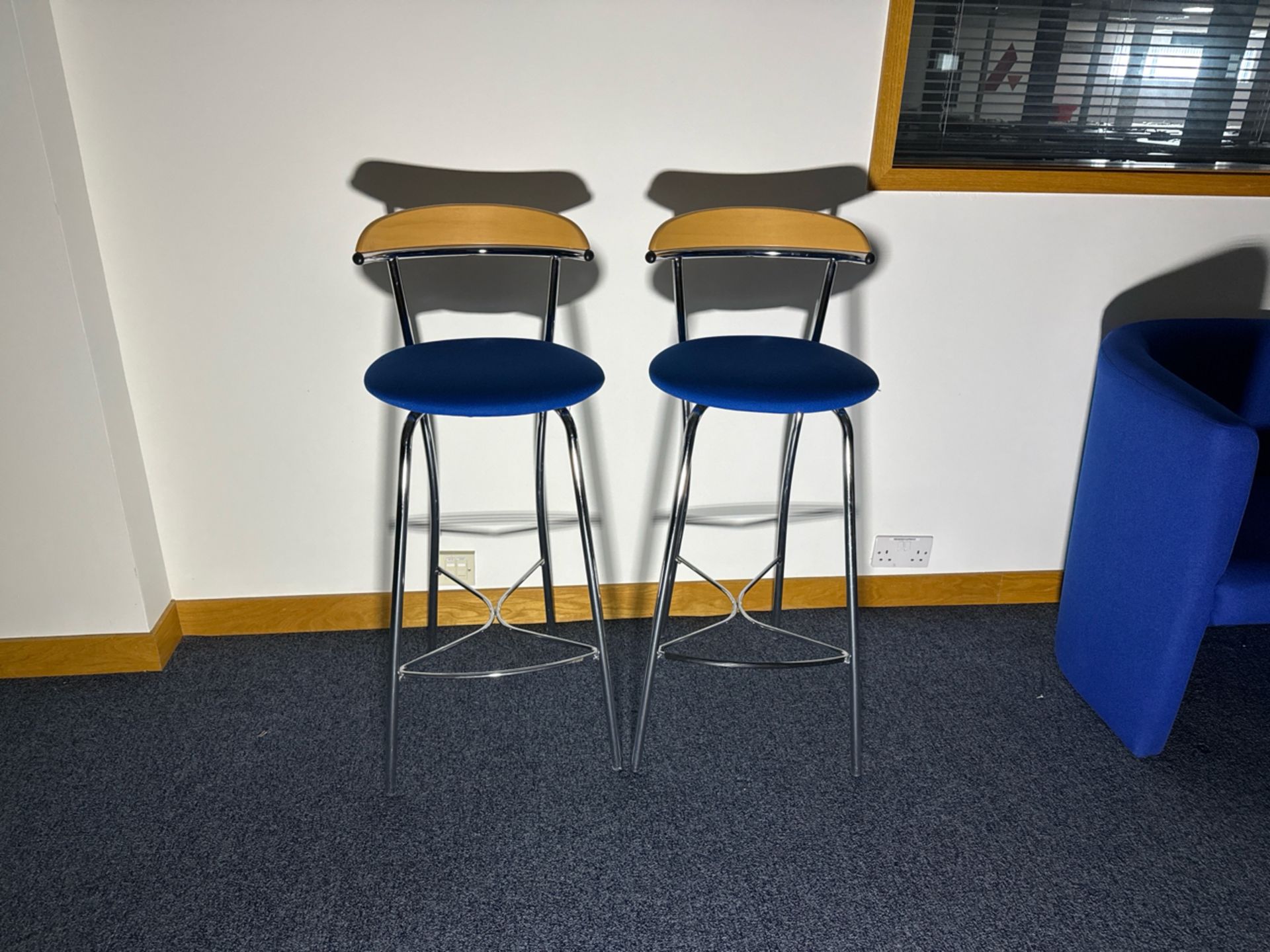 Blue Stools x2