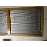 Slatted Privacy Window Blinds Window Blinds x3