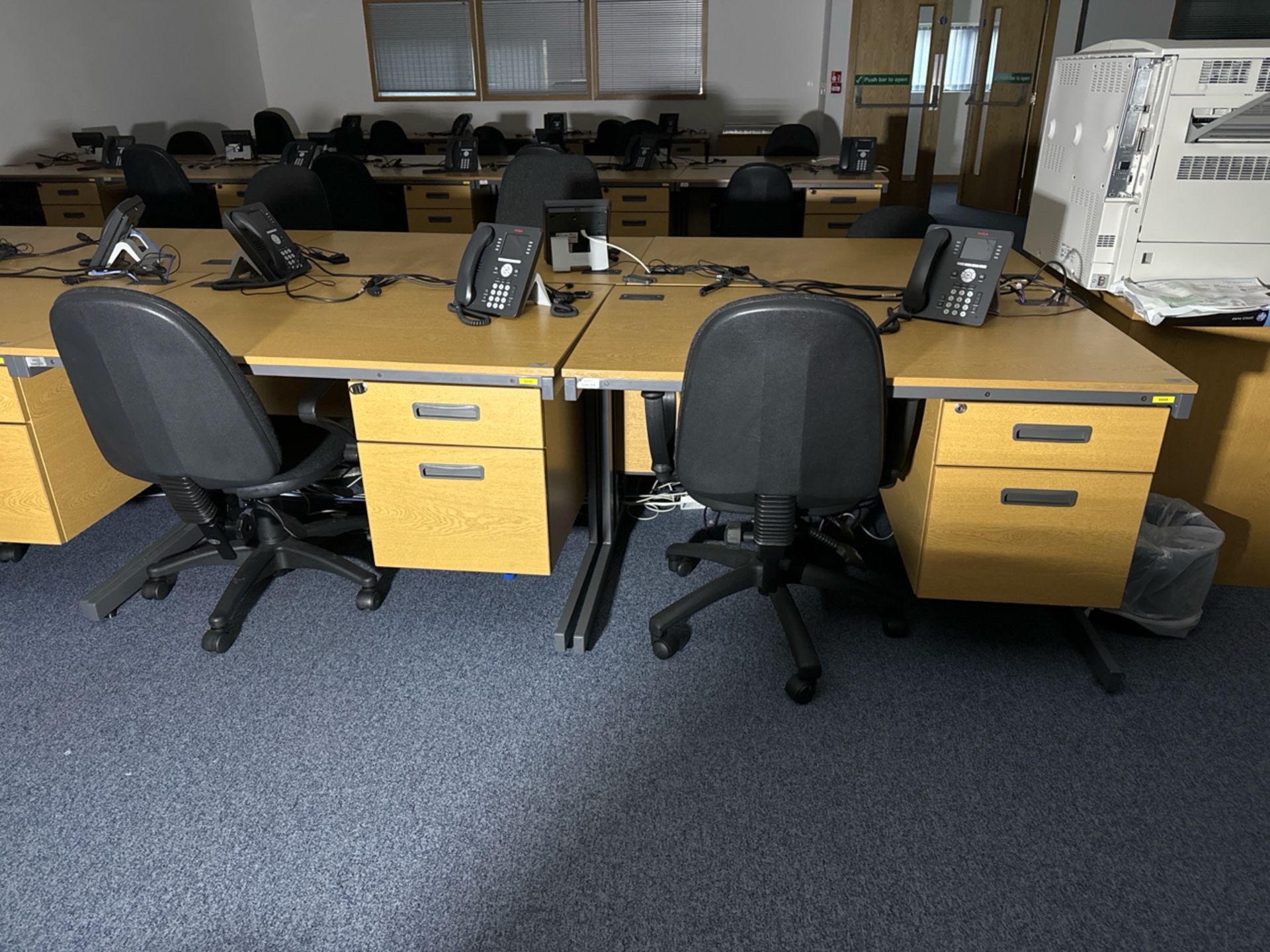 Desks x20, Chairs x20 & Phones x20