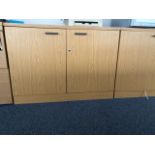 2 Door Wooden Storage Cabinet