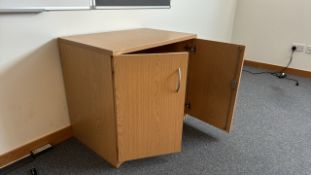 Wooden Storage Cabinet x3
