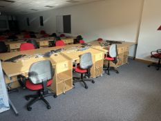 Desks x4 & Chairs x4