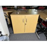 Wooden Storage Cabinet x4