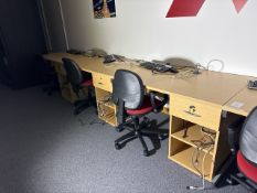 Desks x3 & Chairs x3