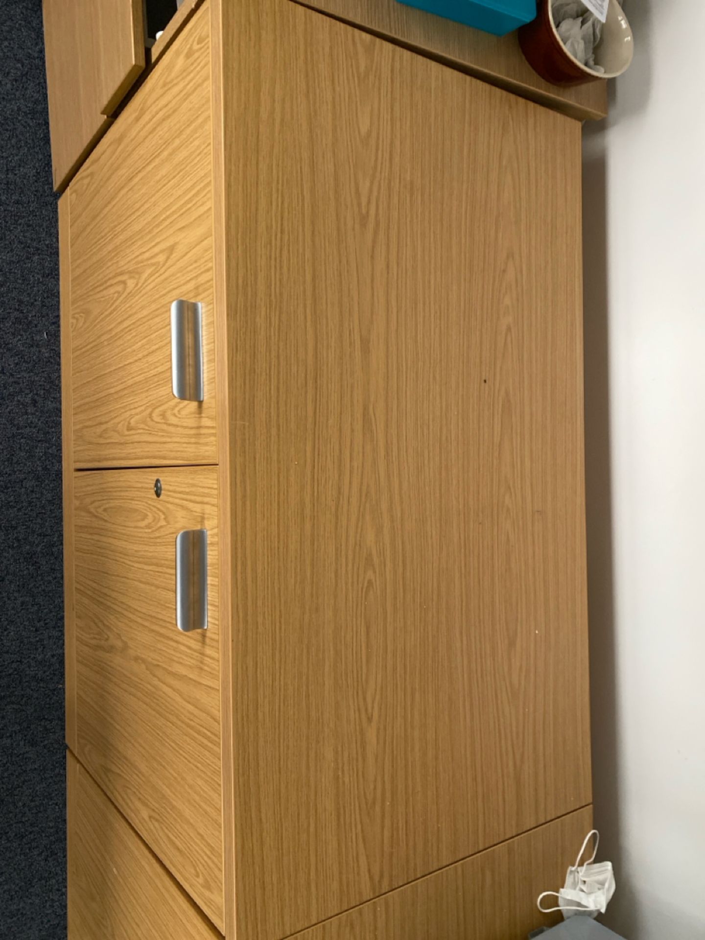 2 Door Wooden Storage Cabinet - Image 4 of 4