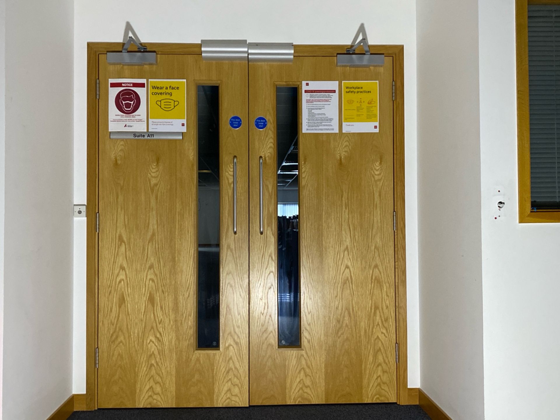 Double Fire Doors