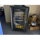 Black Metal Server Cabinet