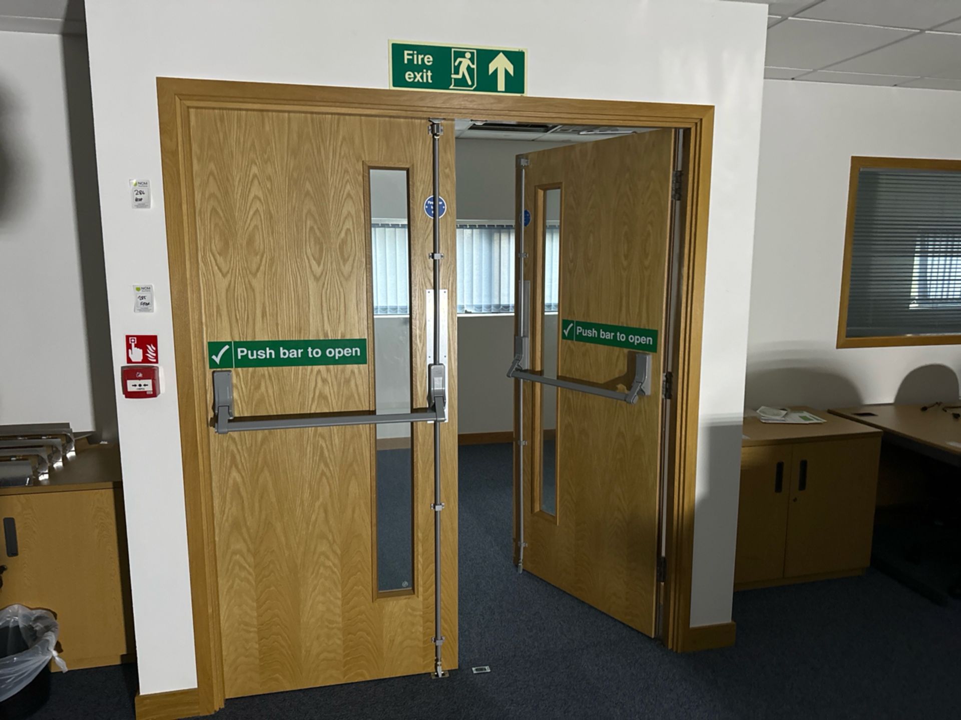 Double Fire Doors