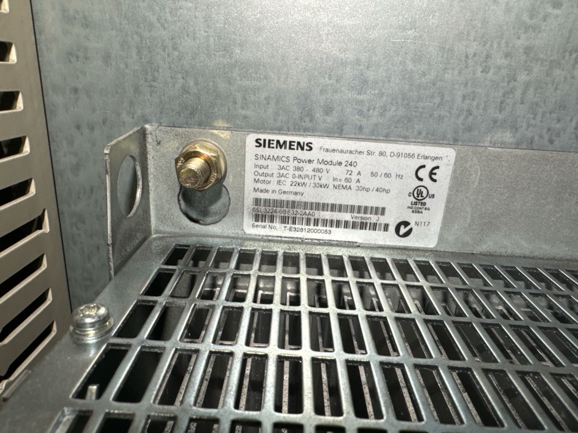 Siemens Sinamics Power Module 240V - Image 3 of 3
