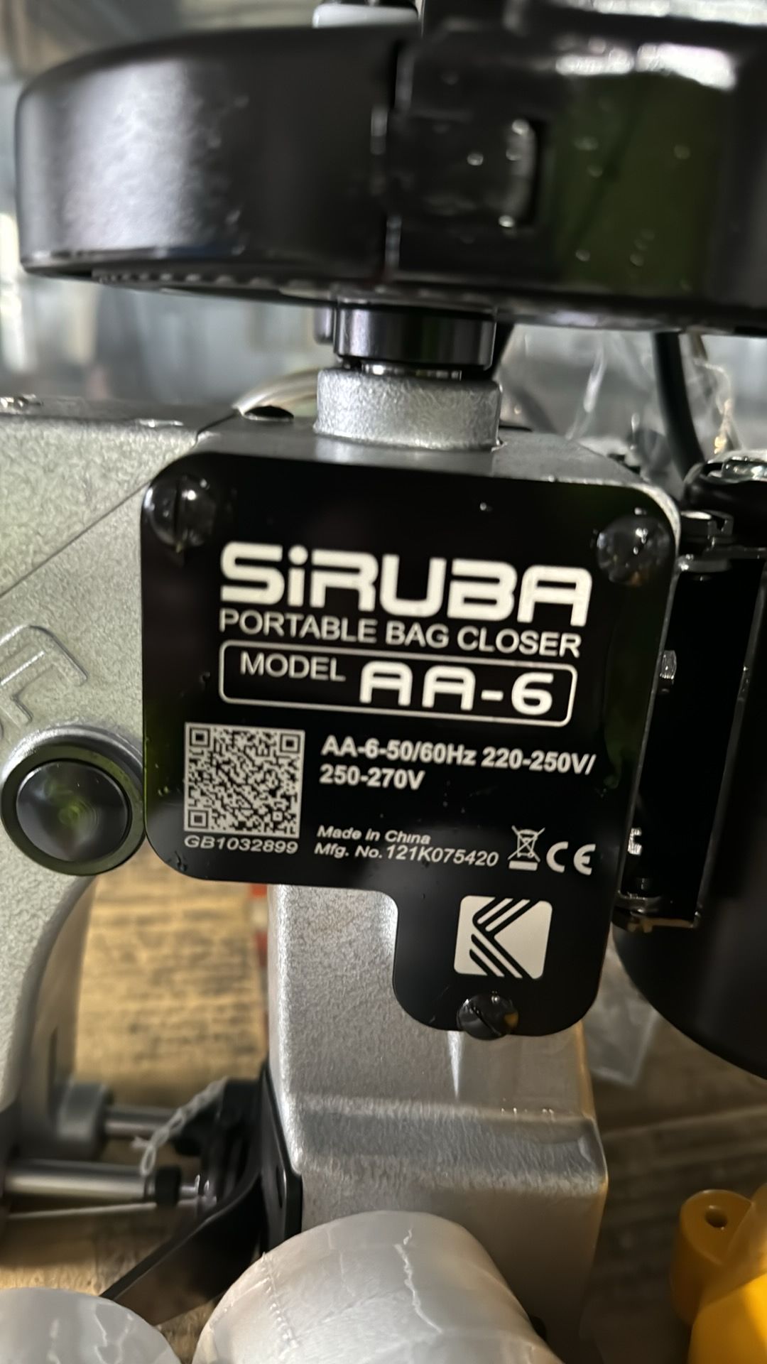SIRUBA - Portable Bag Closer, Model AA-6 - Bild 3 aus 5