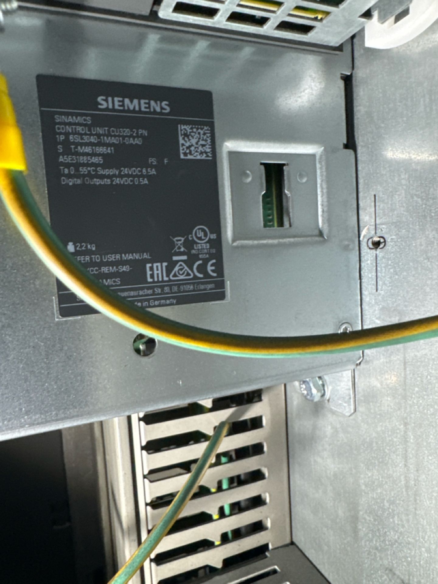 Siemens Sinamics Control Unit CU320-2PN - Image 3 of 3