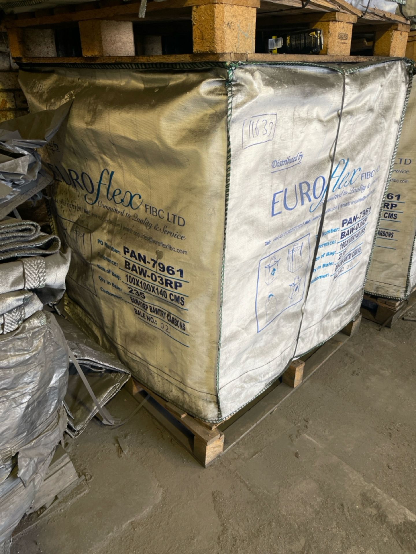 Pallet of 235 x 1 Tonne Sacks - Image 2 of 2