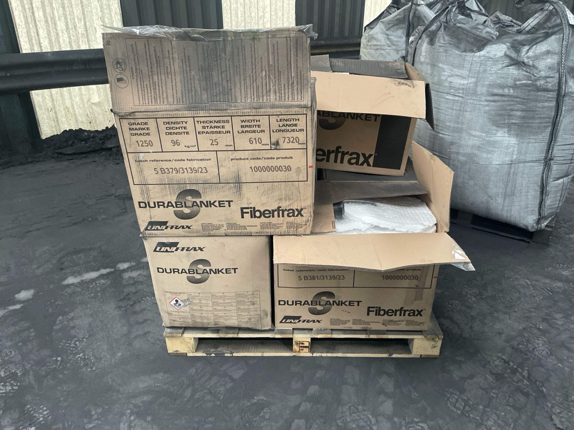 Pallet Of Fiberfrax Durablanket