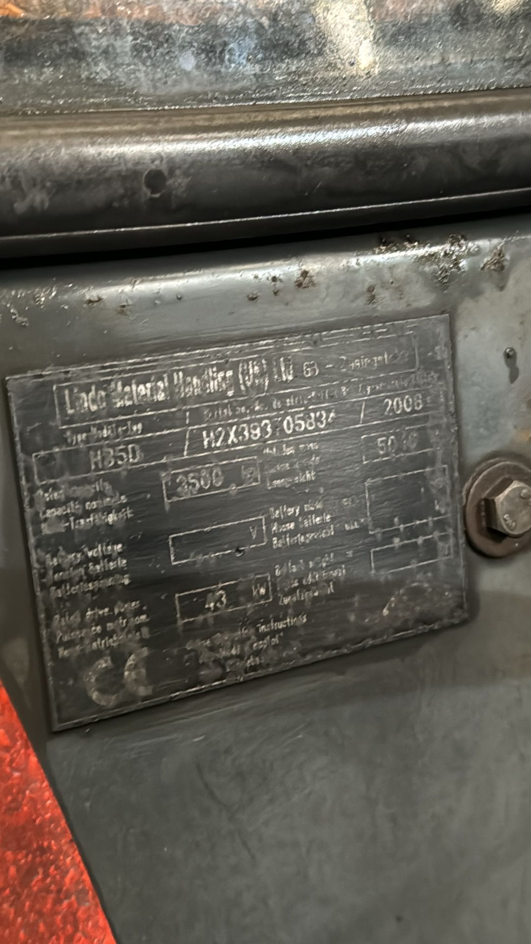 2006 - LINDE, H35D Forklift - Image 22 of 29