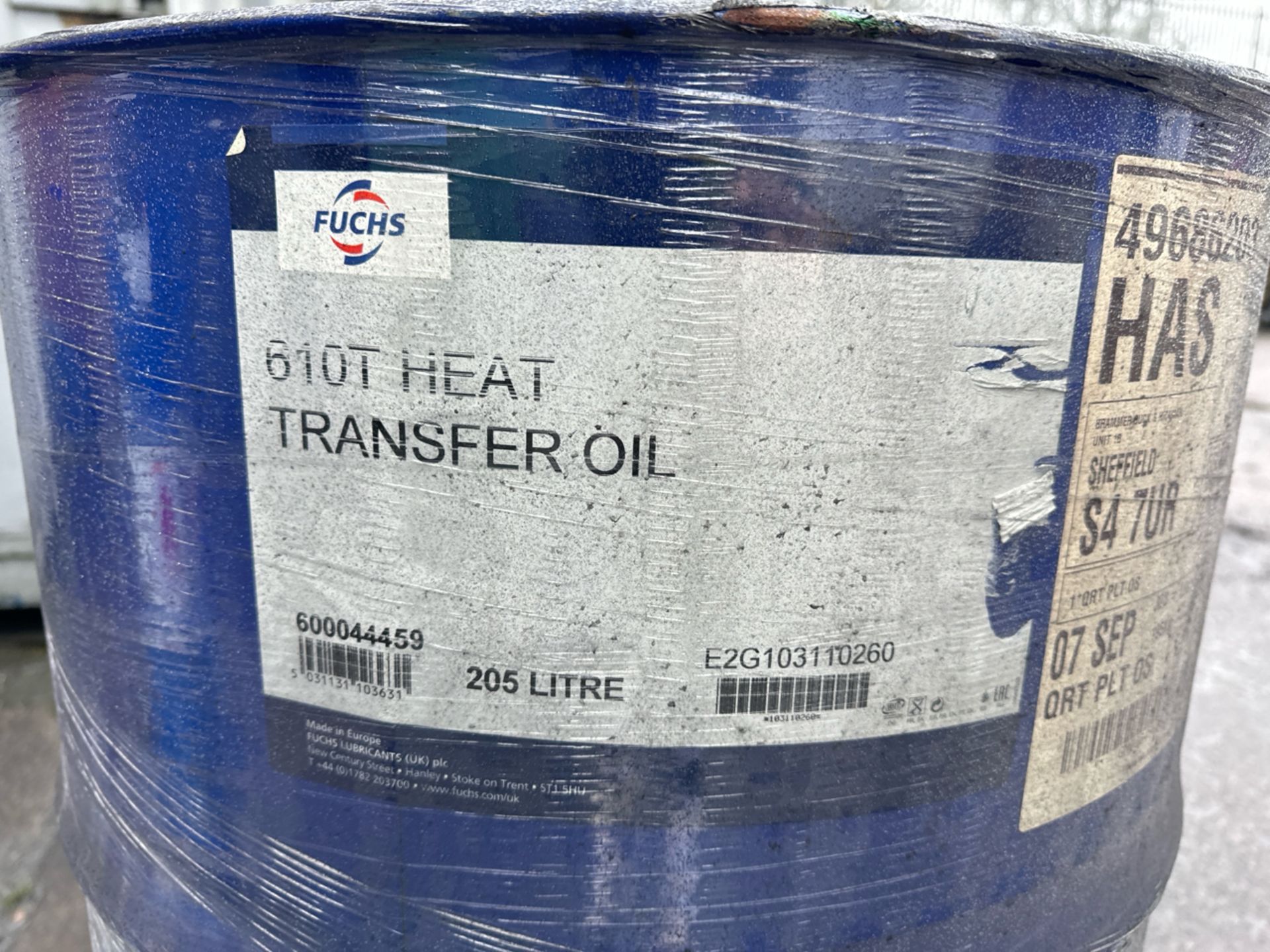 Barrel of 610T Heat Transfer Oil - Image 3 of 3