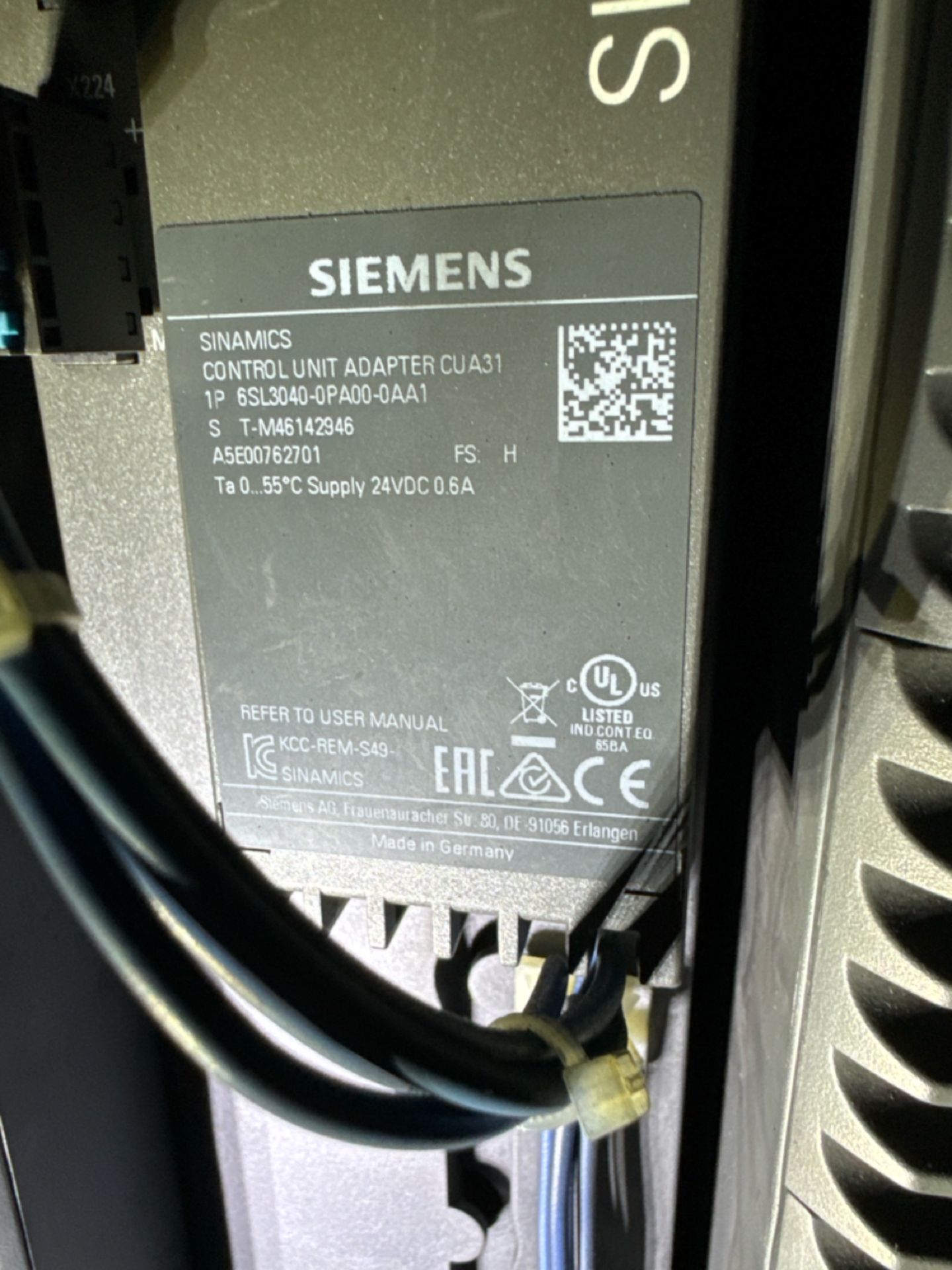 Siemens Sinamics Control Adapter CUA31 Power Module PM240-2 - Bild 3 aus 3