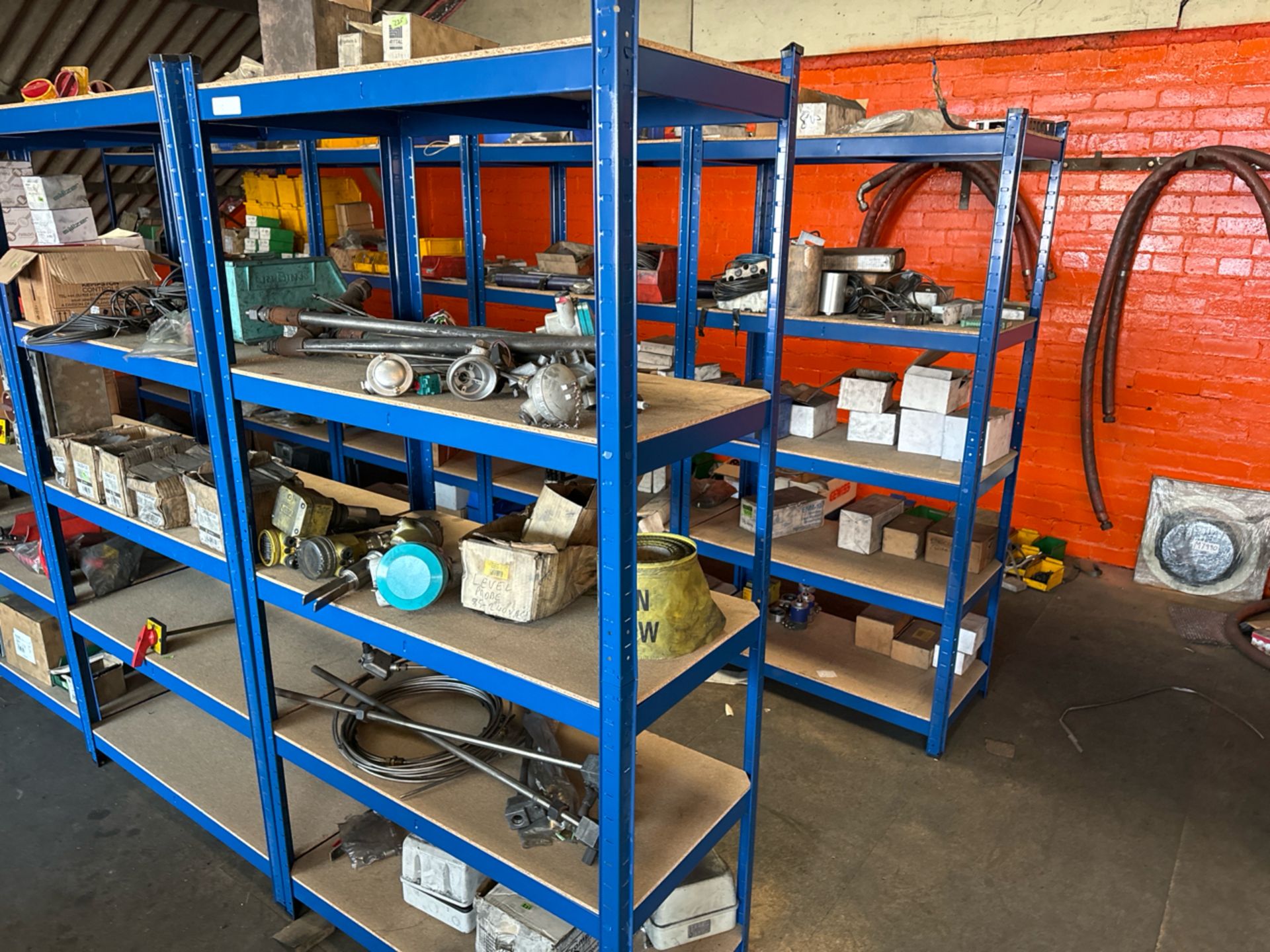 20 Blue Metal Shelving Units - Image 4 of 5