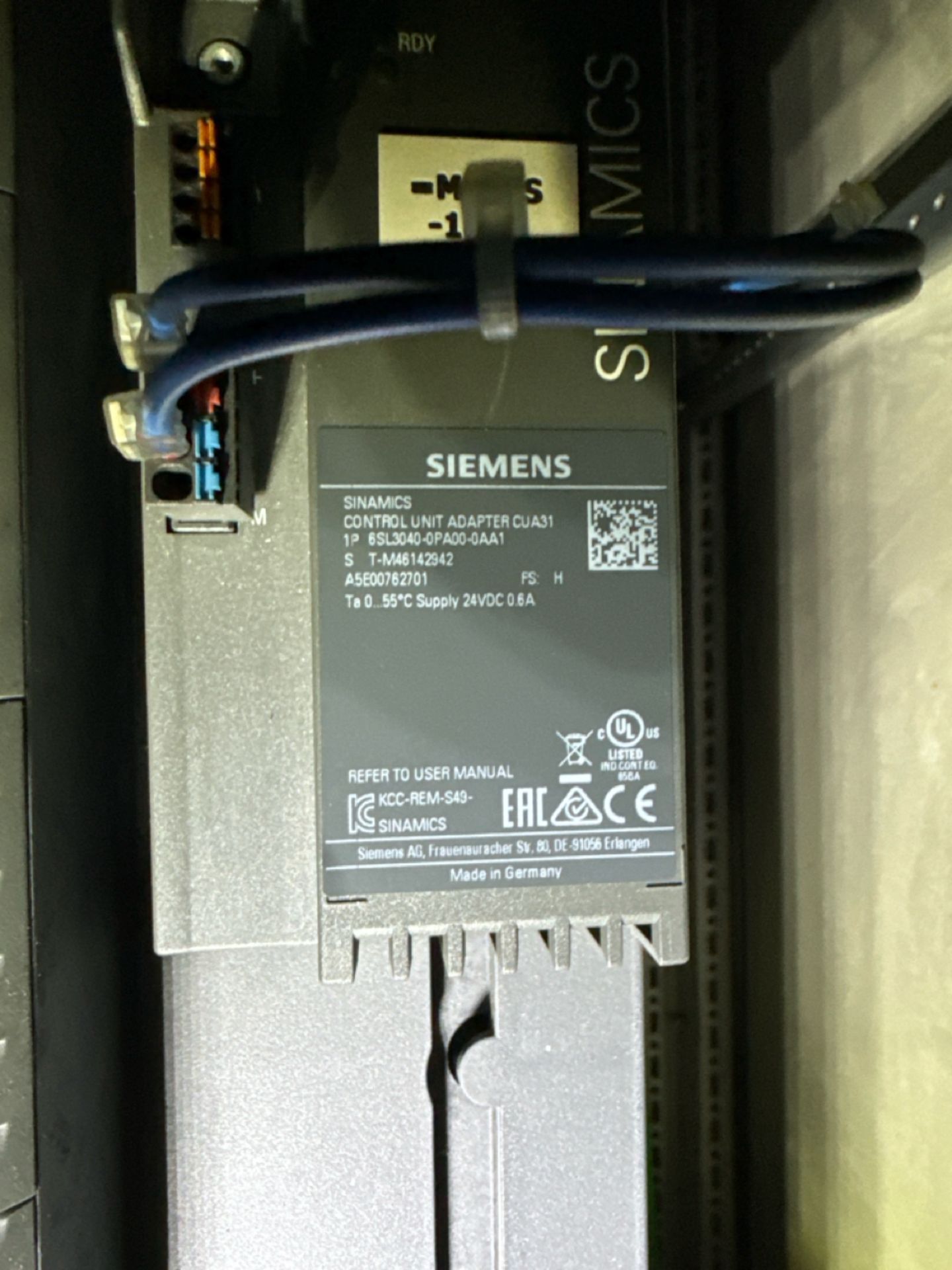 Siemens Sinamics Control Adapter CUA31 Power Module PM240-2 - Image 2 of 4