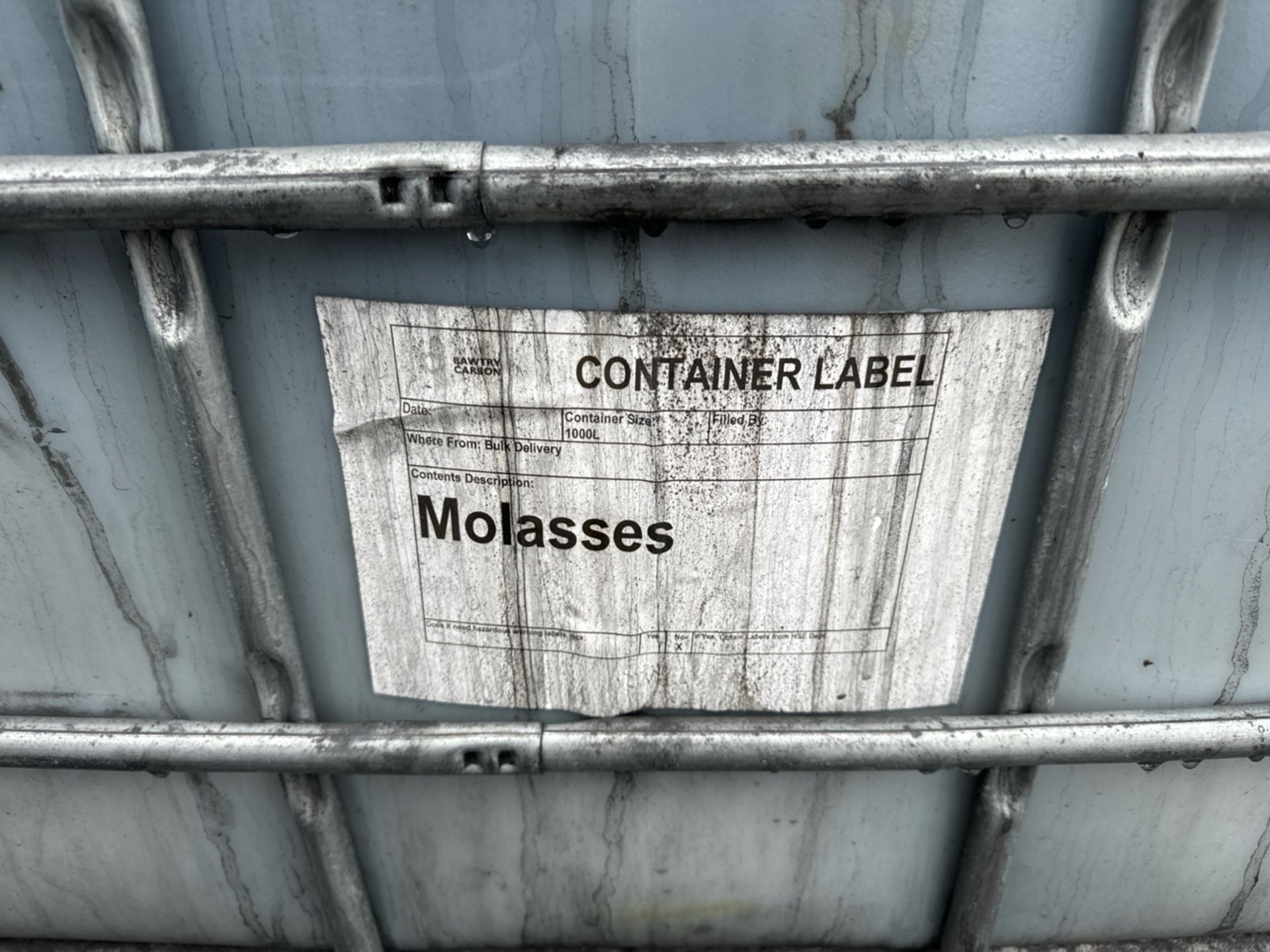 1 x Heated Molasses IBC - Image 5 of 8