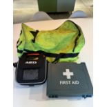 Defibrillator & First Aid Kit