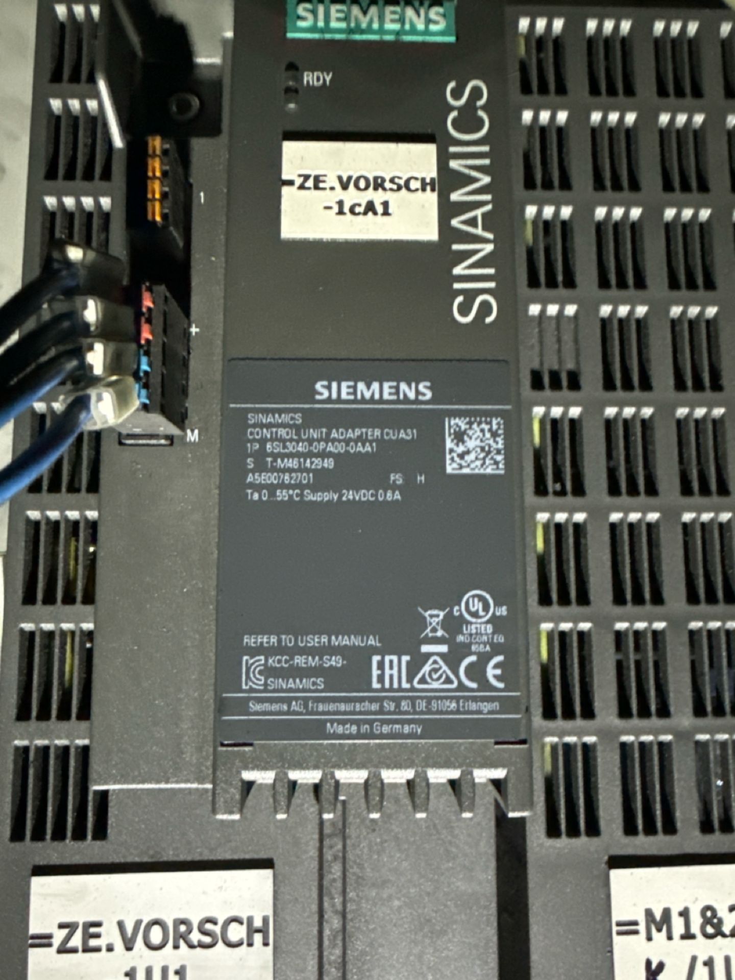 Siemens Sinamics Control Adapter CUA31 - Image 3 of 3