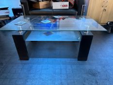 Glass Coffee Table - NO RESERVE