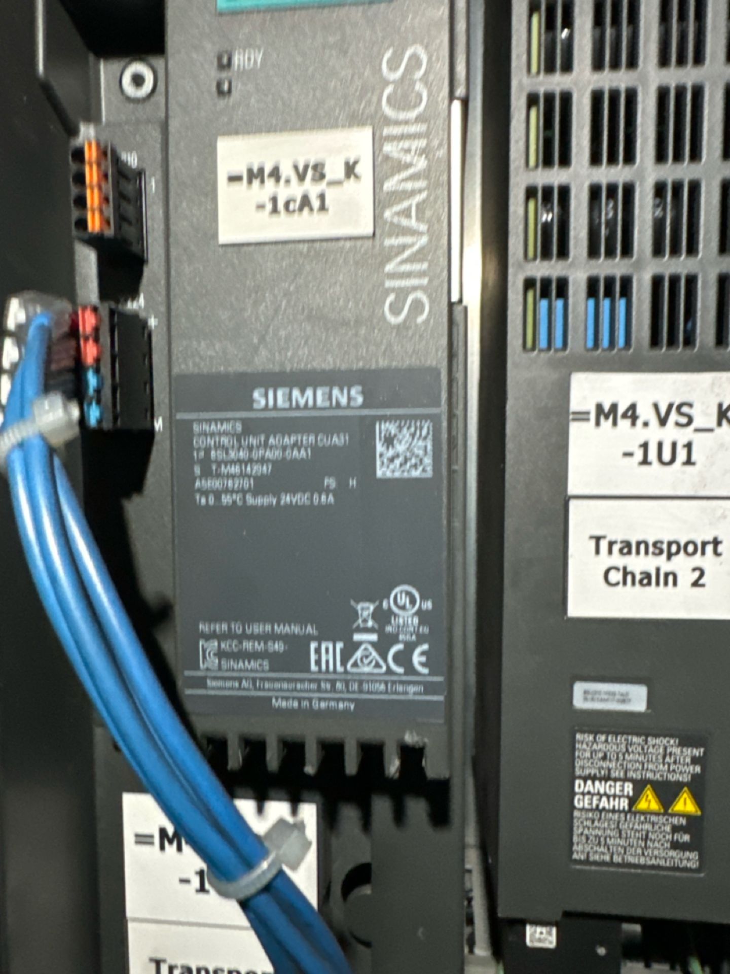 Siemens Sinamics Control Adapter CUA31 Power Module PM240-2 - Image 3 of 4