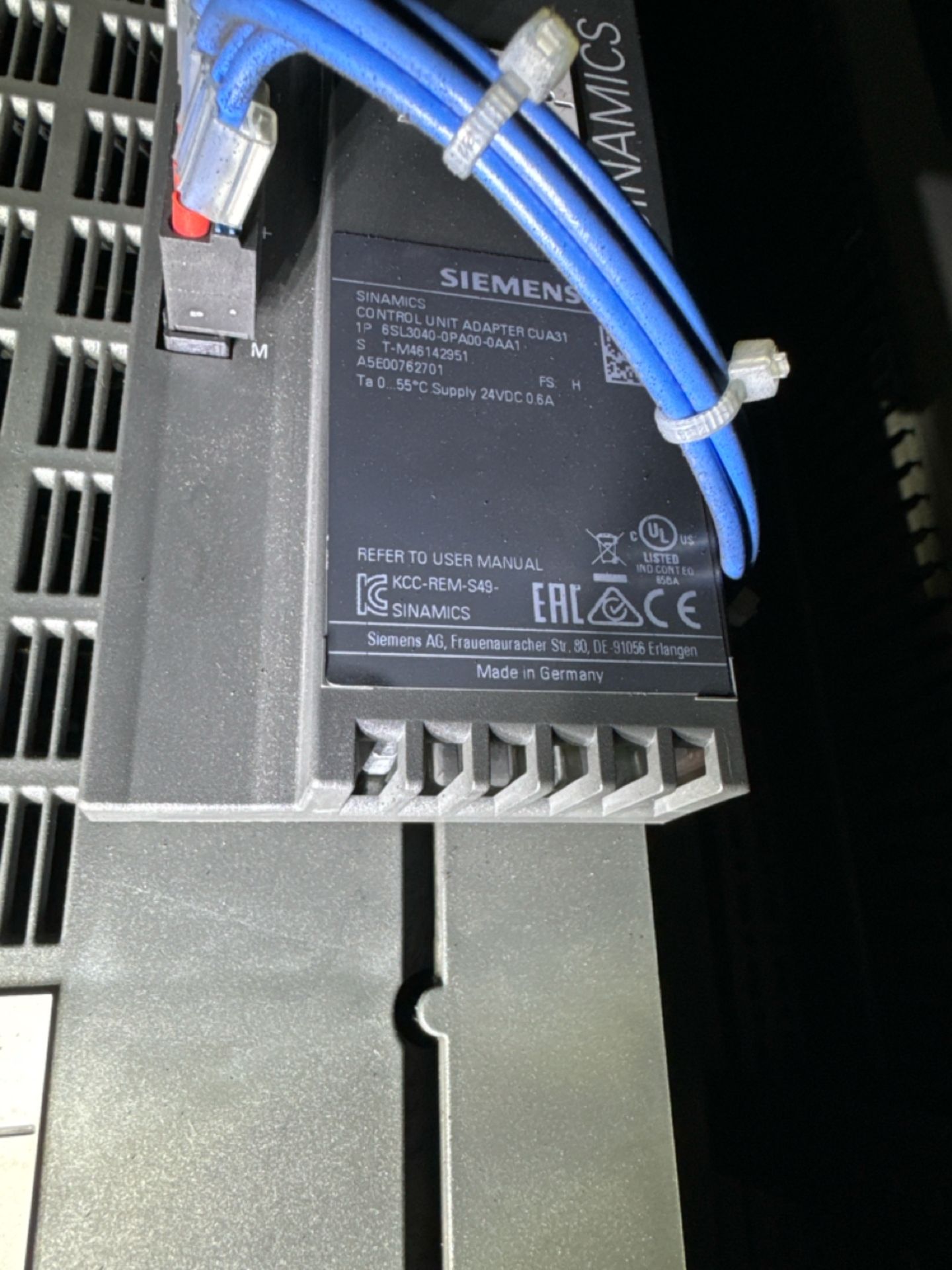 Siemens Sinamics Control Adapter CUA31 - Image 2 of 4