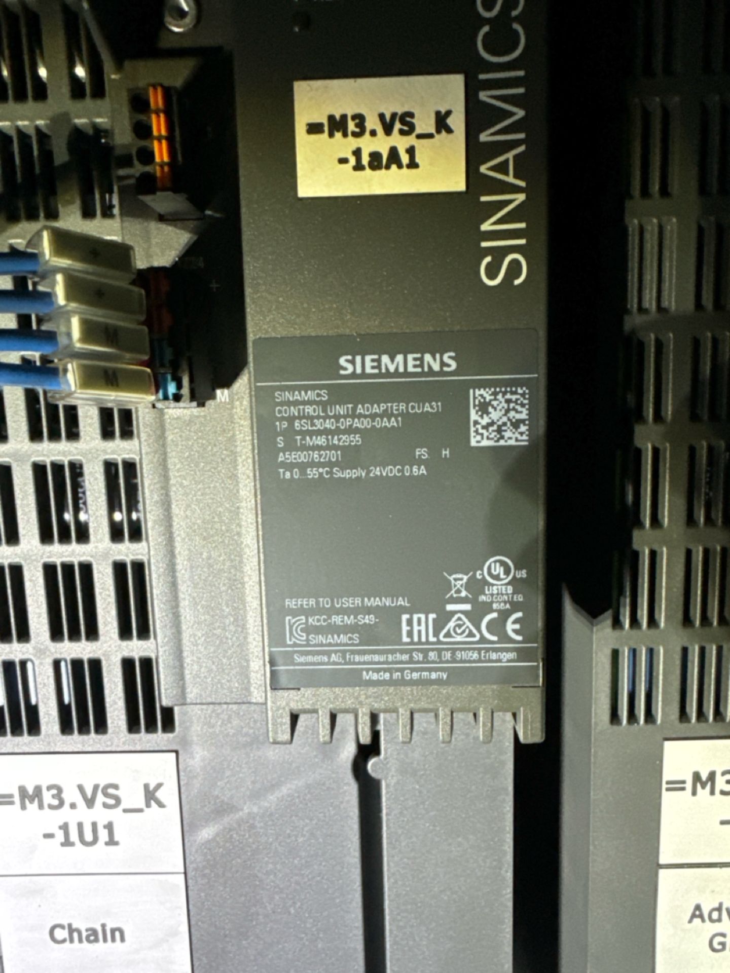 Siemens Sinamics Control Adapter CUA31 2x Units - Image 3 of 4