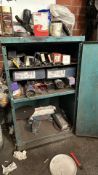 Cabinet - (includes tubes of welding rods) - NO RESERVE