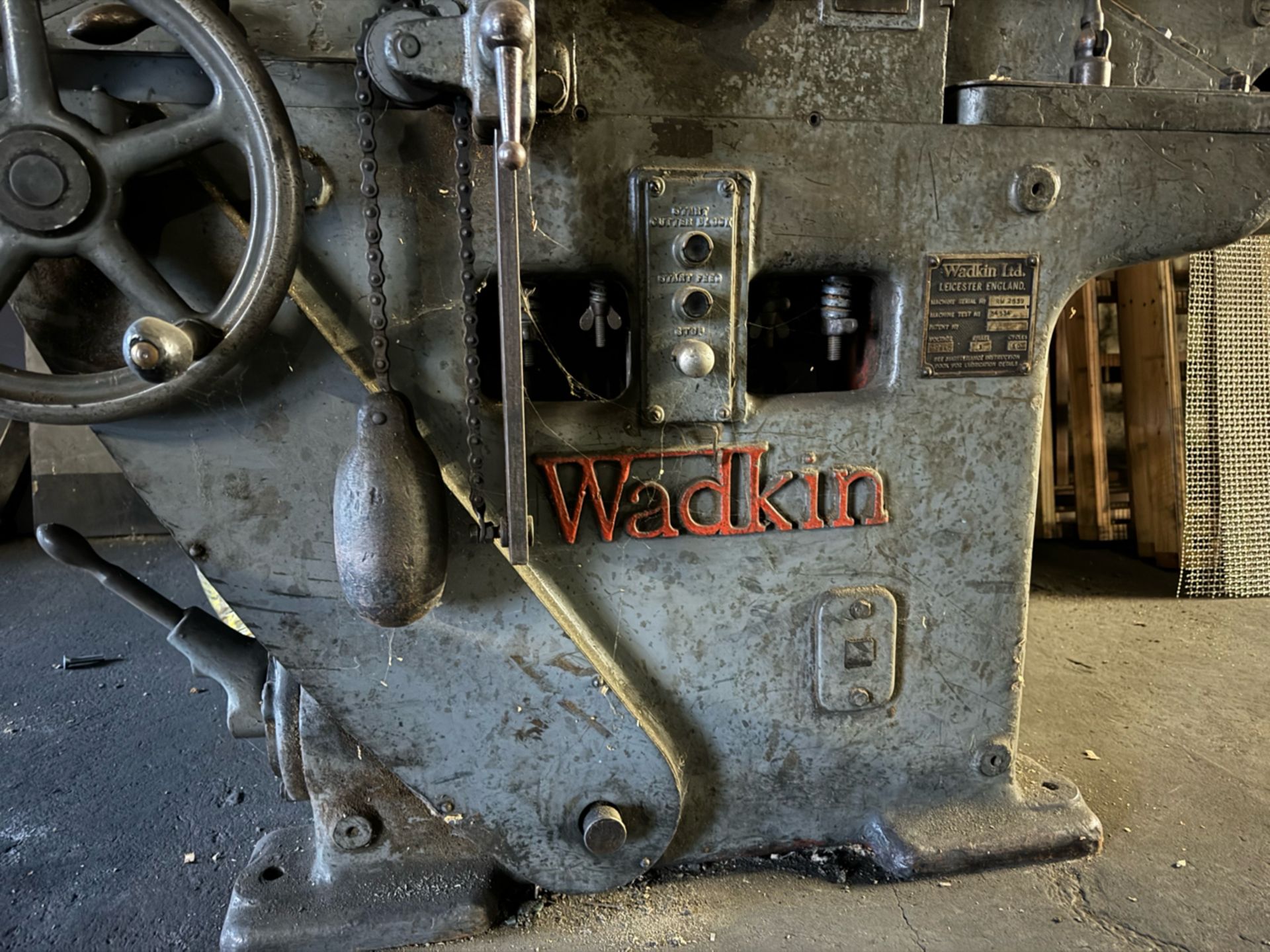 Wadkin Thicknesser RM2839 - Image 2 of 6